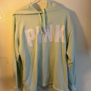 PINK Victoria's Secret Light Green Hoodie